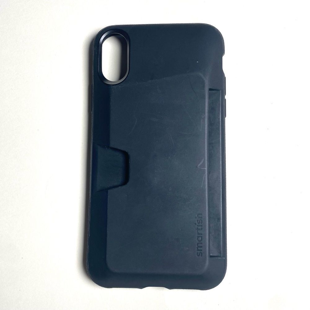 Smartish wallet phone case for iPhone 11, wallet phone case, black